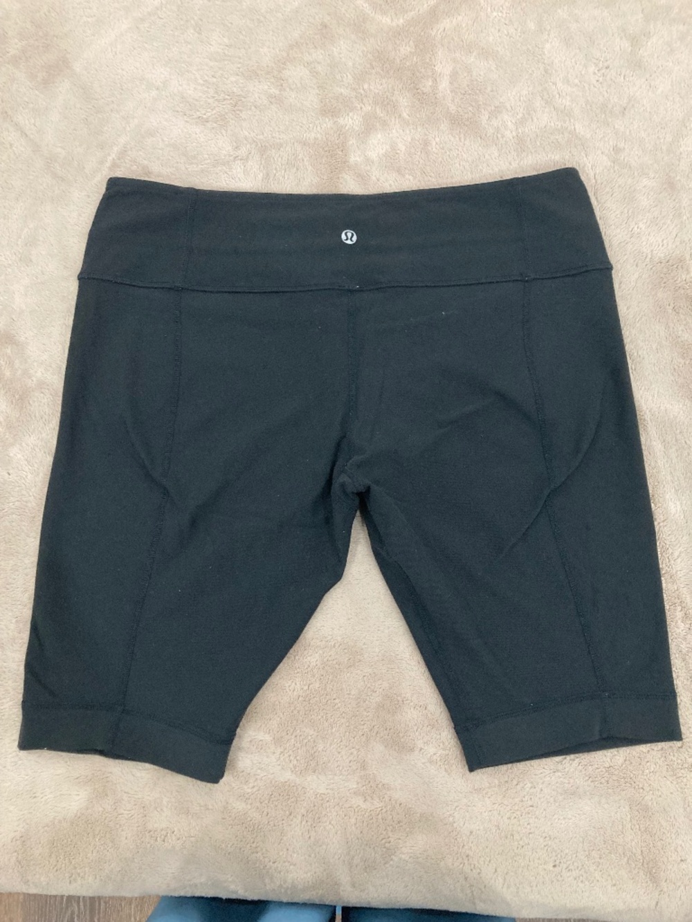 Lululemon Reversible Black Biker Shorts Size 12